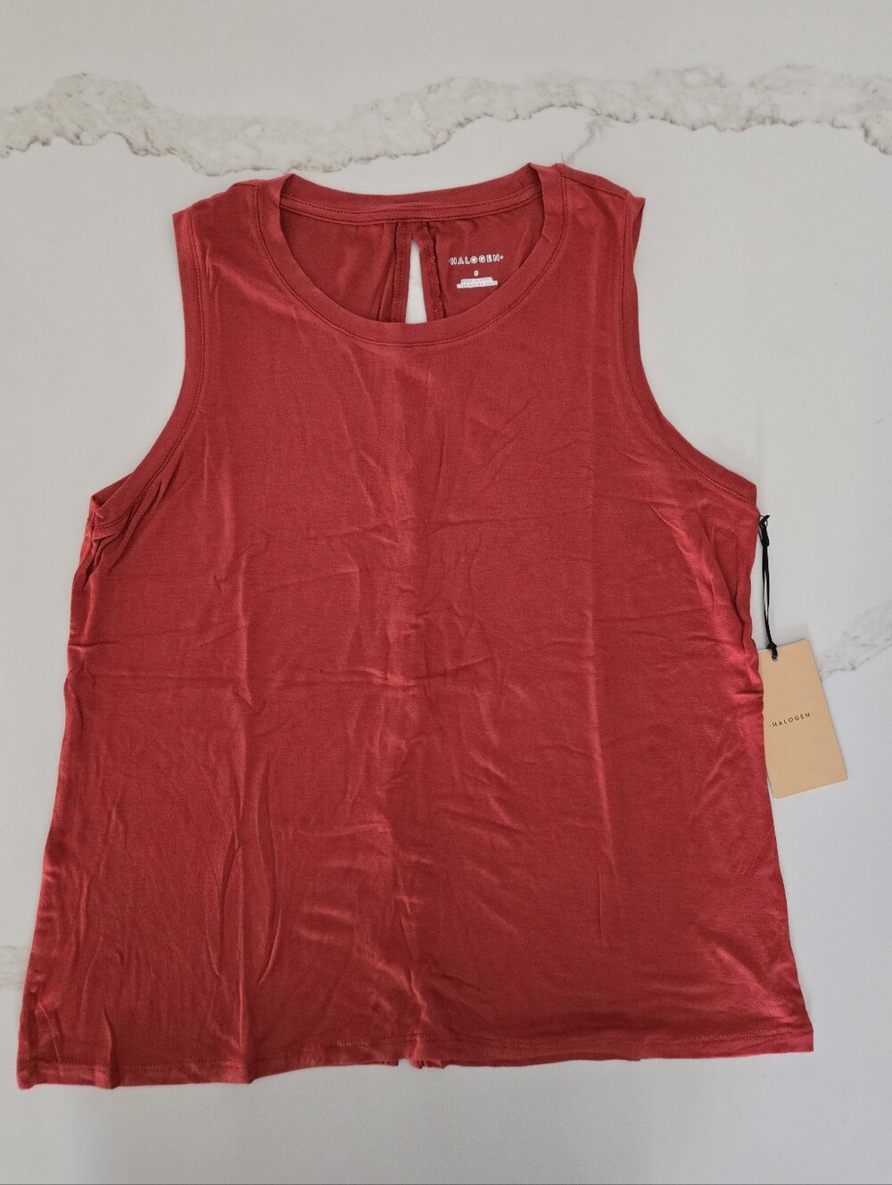 NWT Halogen Crewneck Tank Top